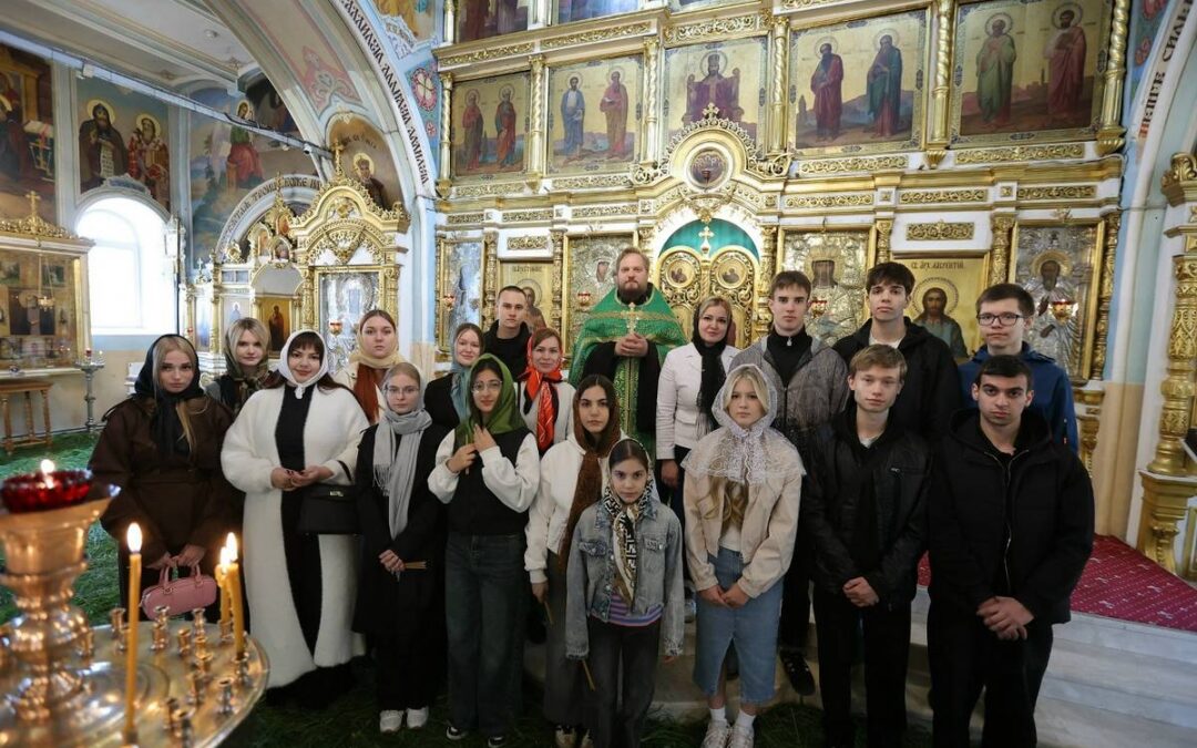 Молебен для старшеклассников перед экзаменами